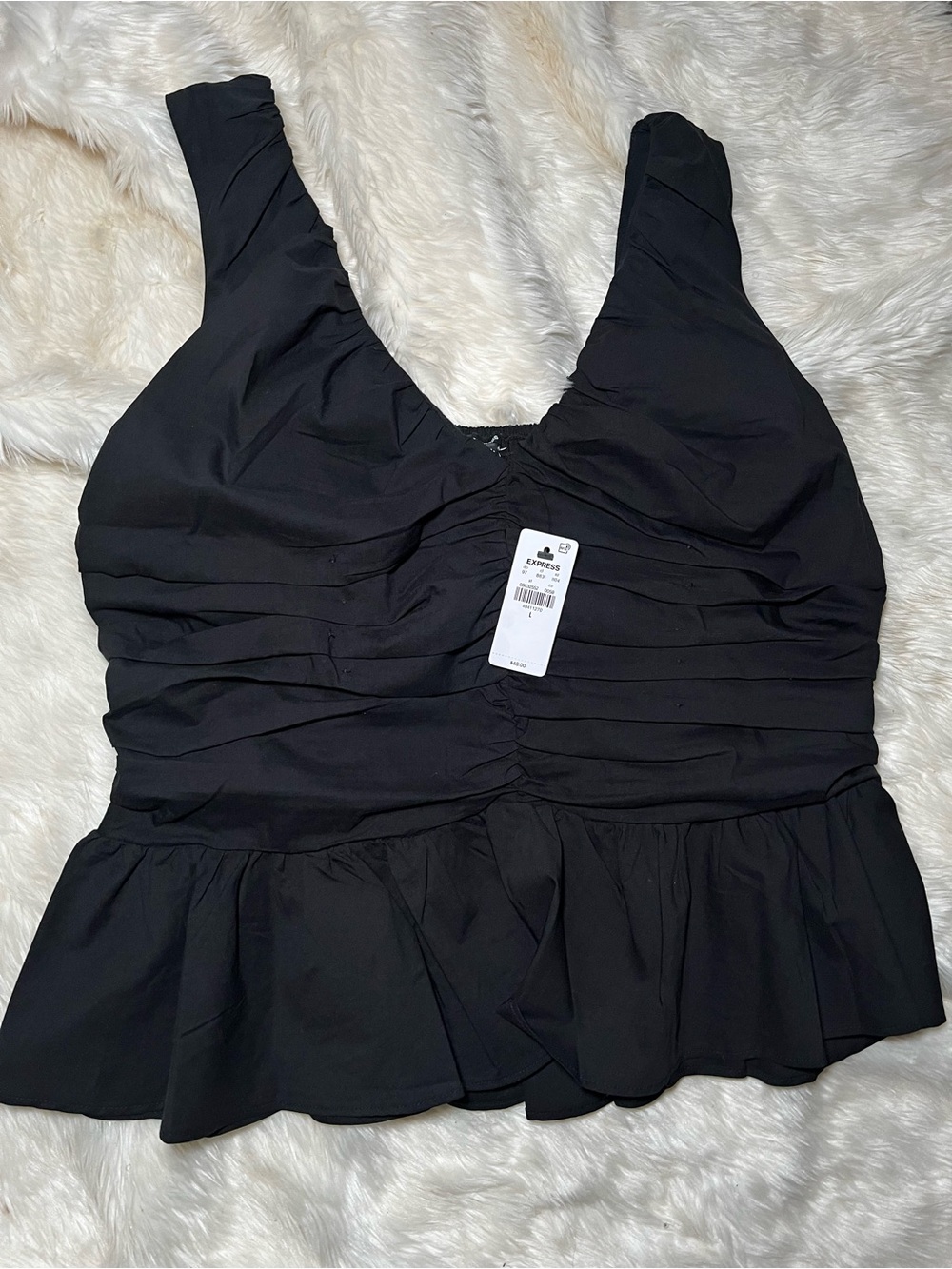 new EXPRESS Black BlouseL